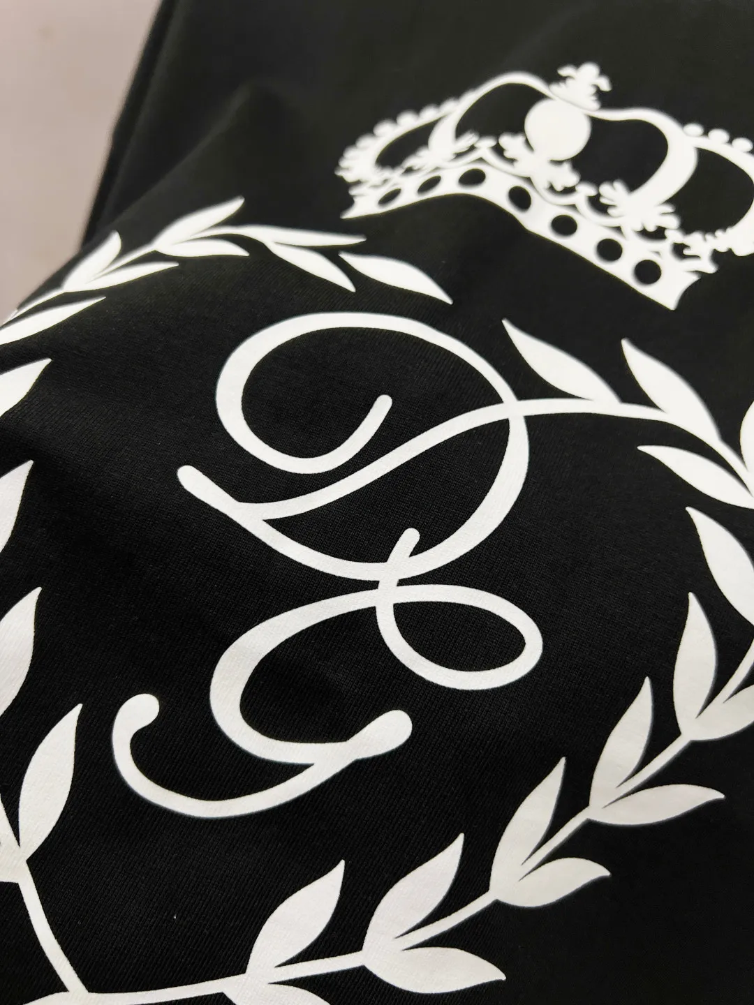 110👍DG logo Logo Same Style T Versatile ( ) : Black White Size：S M L XL